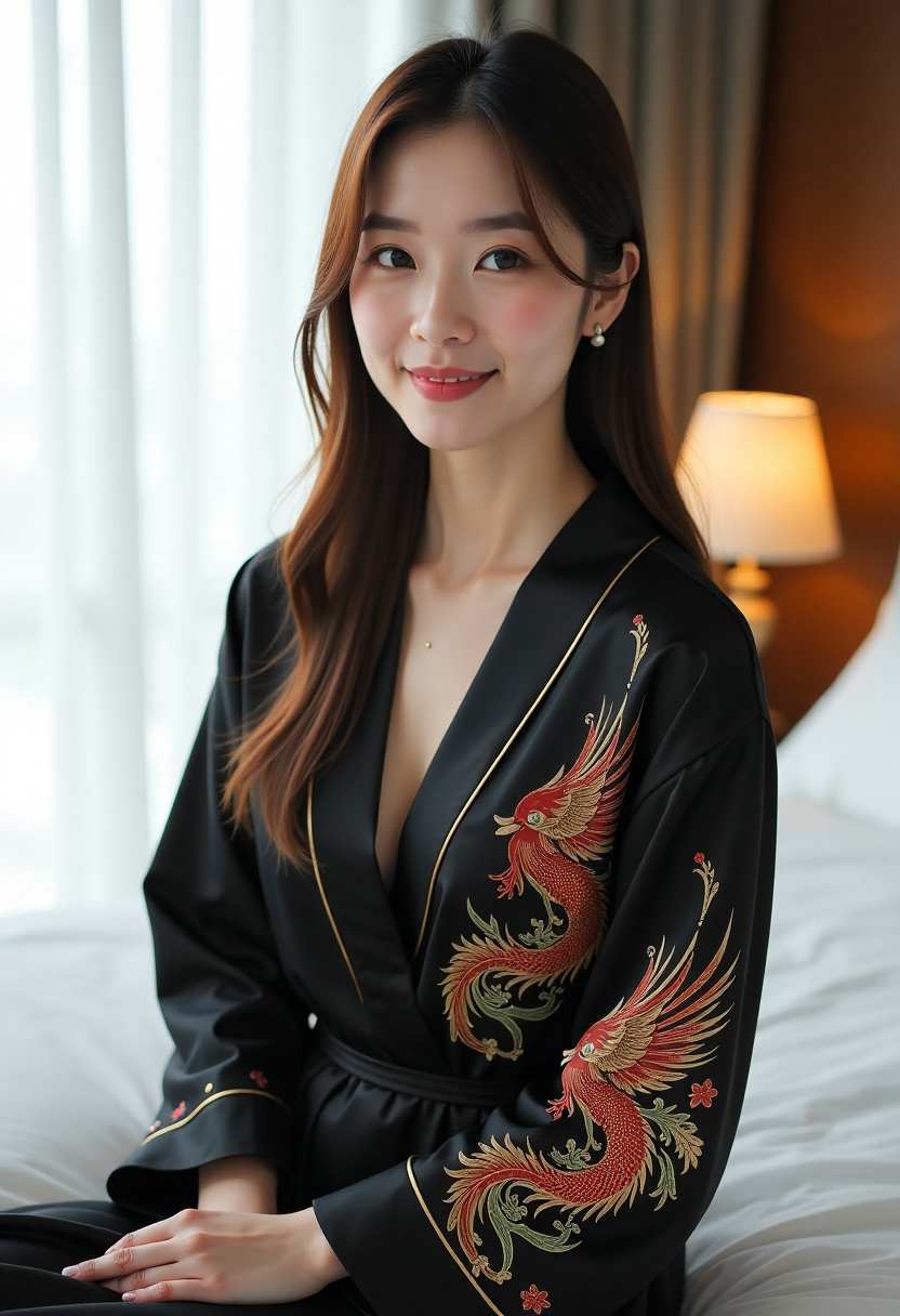 爸爸和女儿坐在餐桌旁聊天